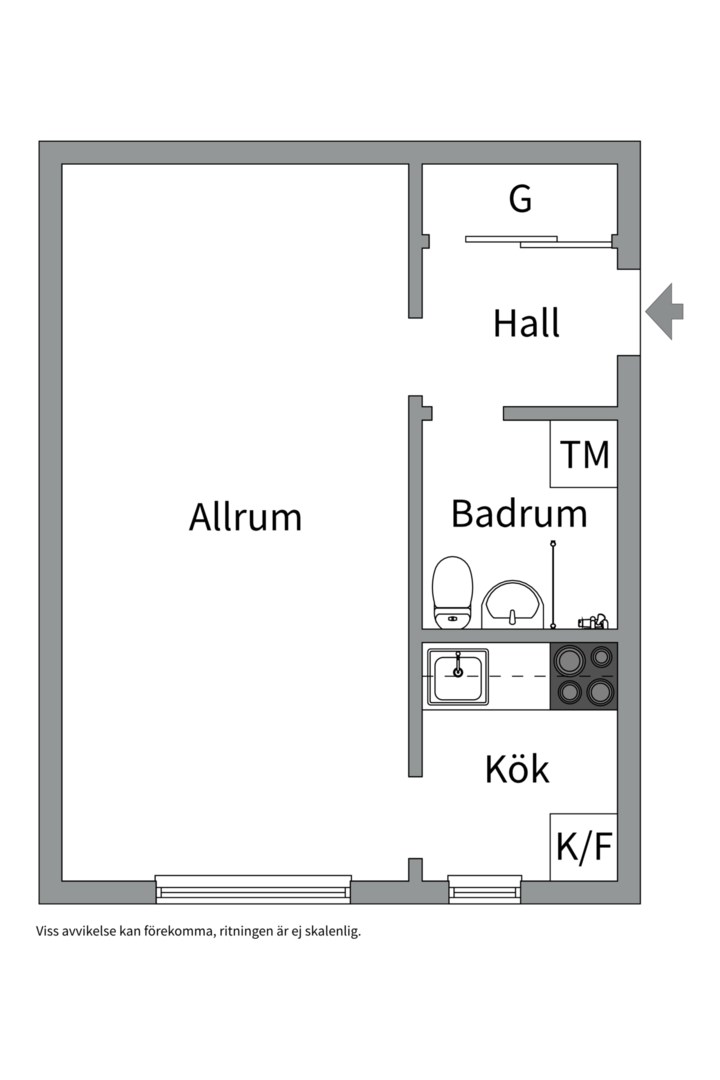 Planlösning från Selmedalsvägen 14, Kommande i Axelsberg/Örnsberg, Stockholm