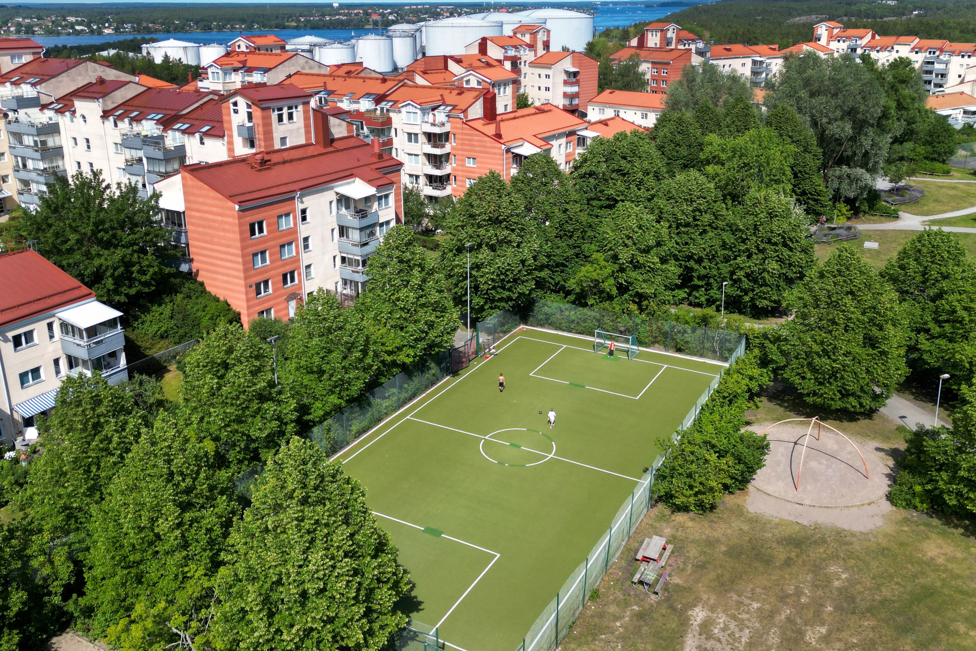 Bostadsbild från Landåvägen 77, Till salu i Jarlaberg, Nacka