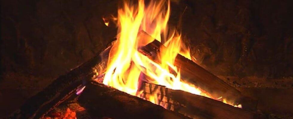 Sprakande brasa och god sömn