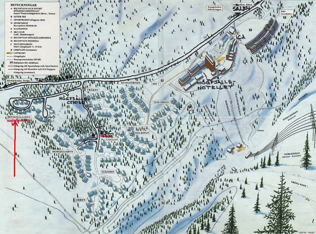 Storfjällsbyn i Högfjället