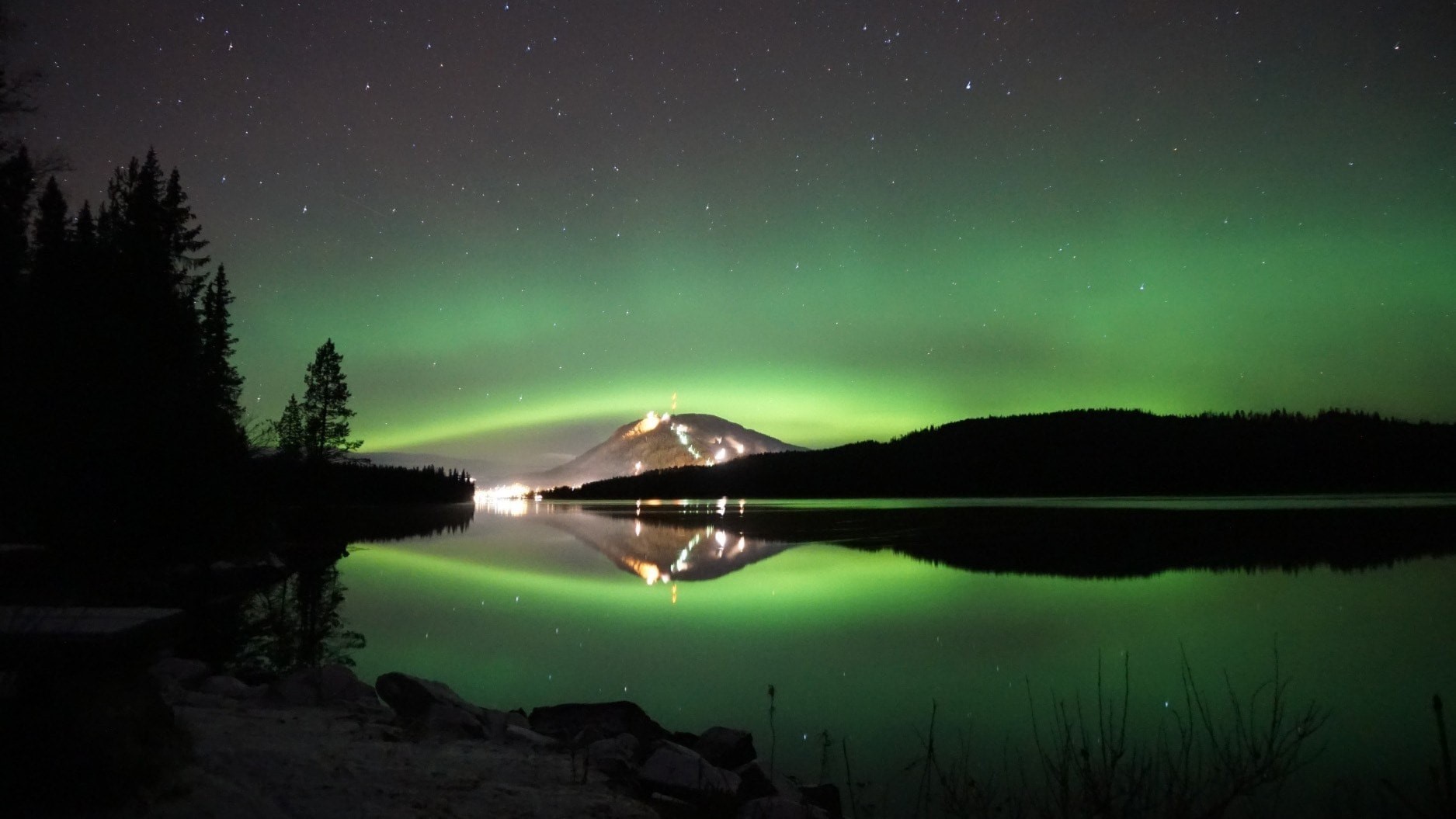 Norrsken över Funäsdalen