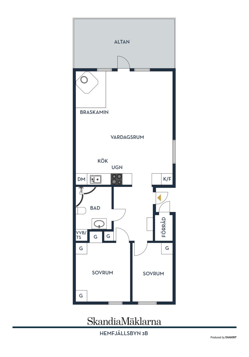 Hamfjällsbyn planlösning