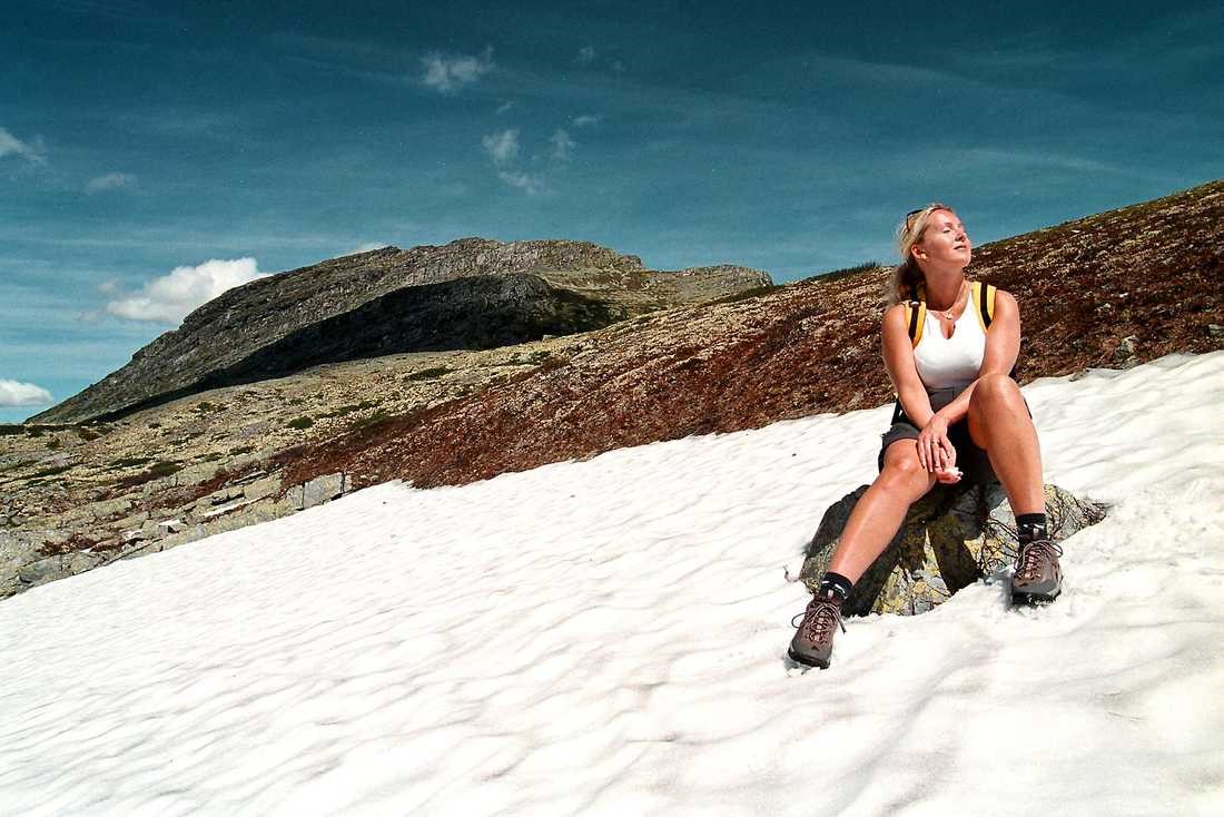 En oas uppe på fjället