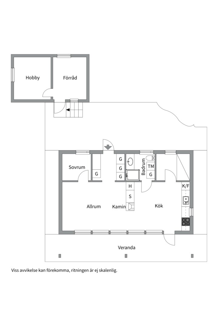 Planlösning från Älgövägen 359, Kommande i Älgö - Saltsjöbaden, Nacka