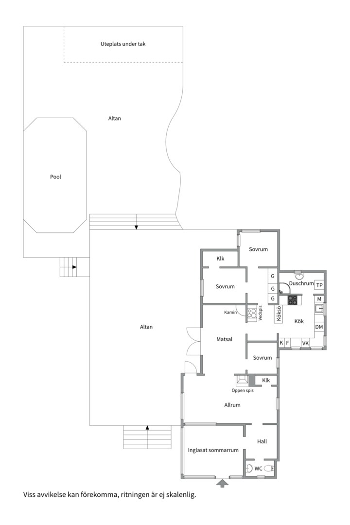 Planlösning från Brunnsgärdesvägen 13, Såld i Djurö, Värmdö
