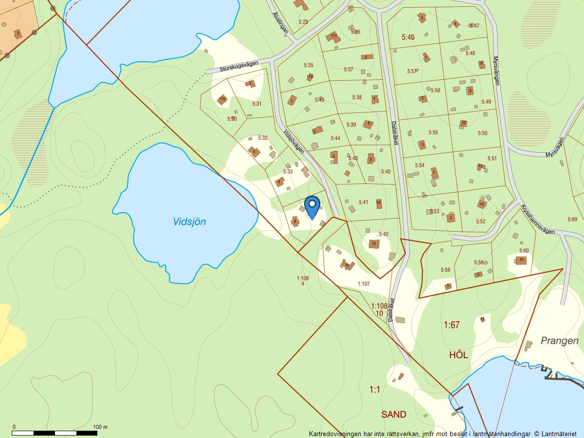 Bostadsbild från Vidsjövägen 8, Såld i Stavsnäs, Värmdö