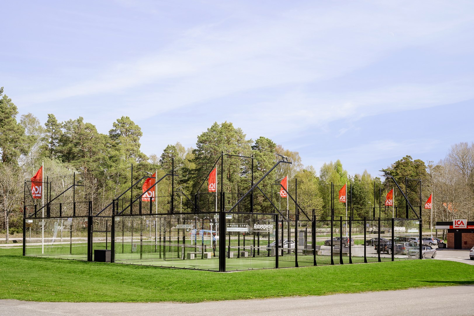 Områdets padelbana