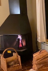 Sprakande brasa, friskt luft