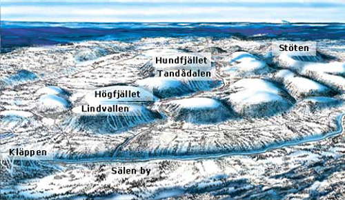 SÄLEN karta