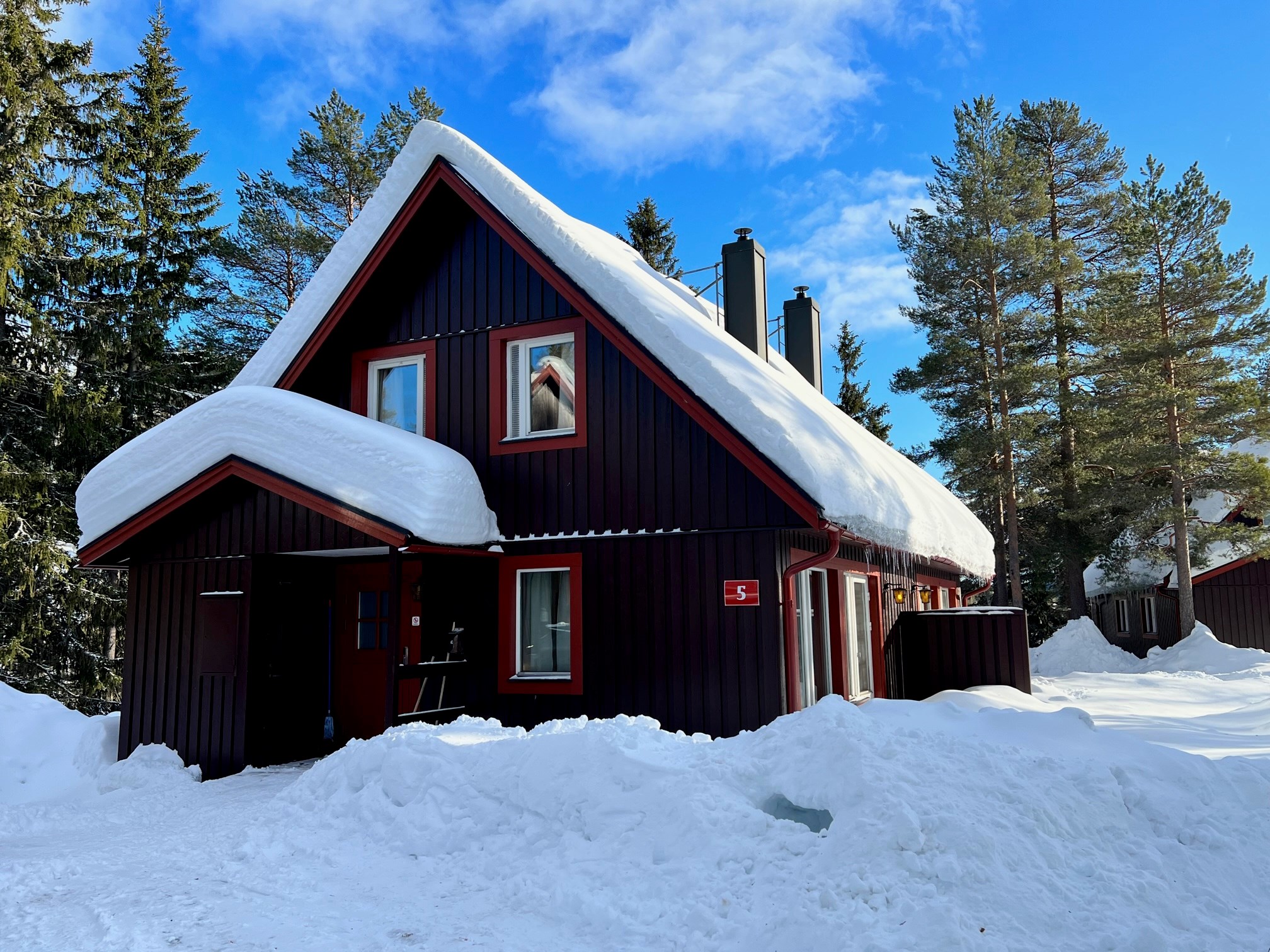 Din fjällstuga vecka 8 Sportlov . Fjällstuga 5.