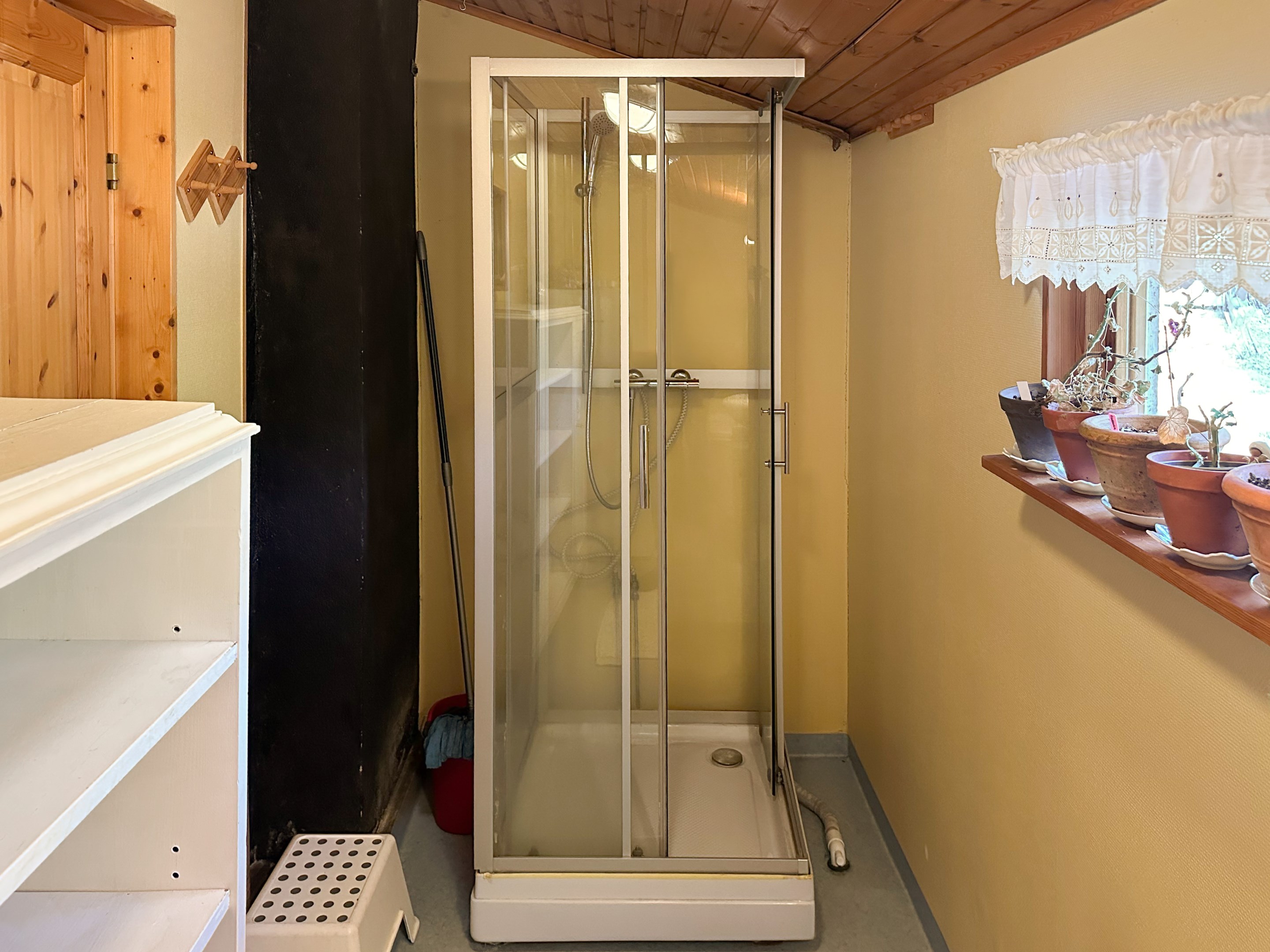 ...och duschkabin.