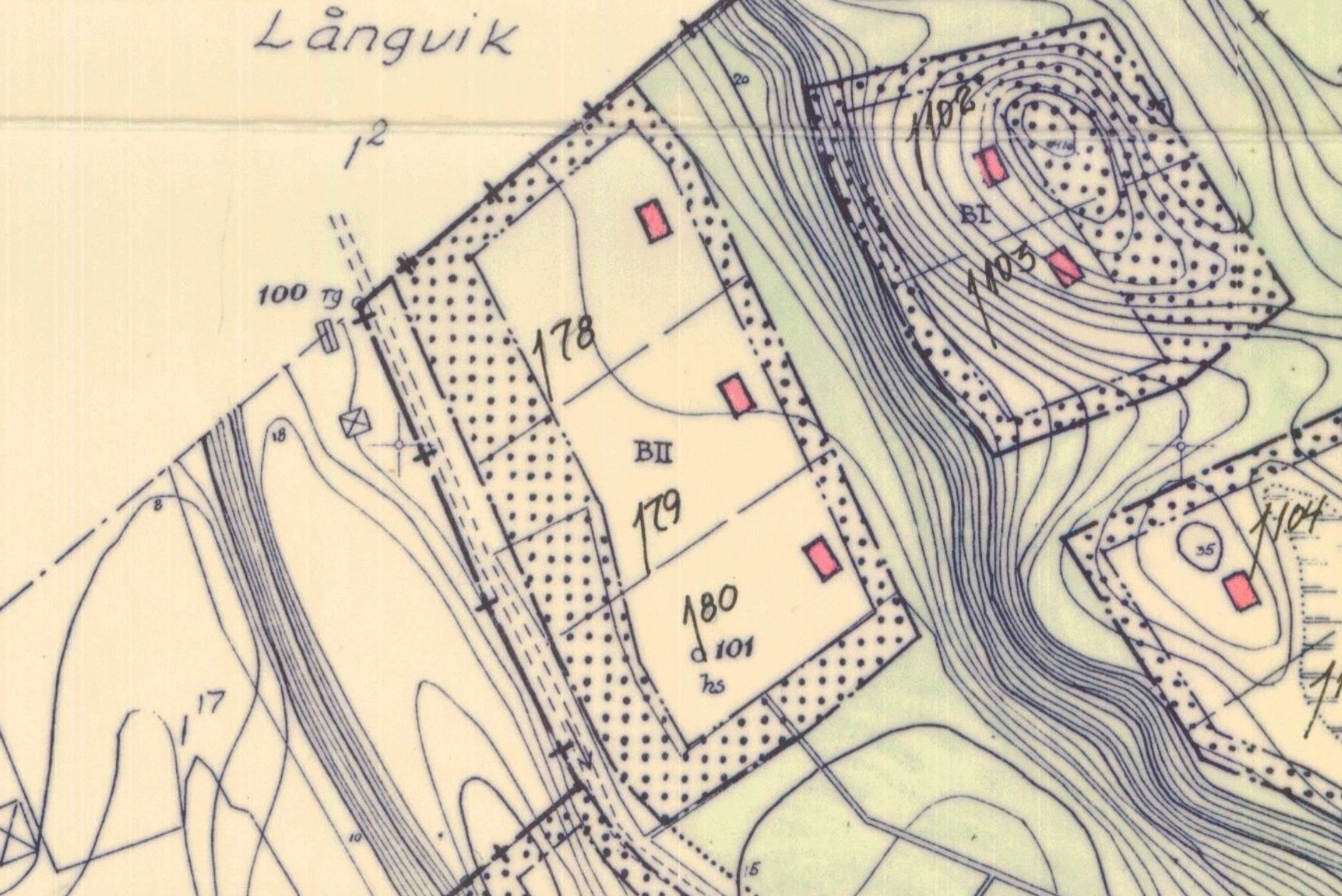 Tomtkarta Baldersnäsvägen 22 - Ingarö-Långvik 1:79.