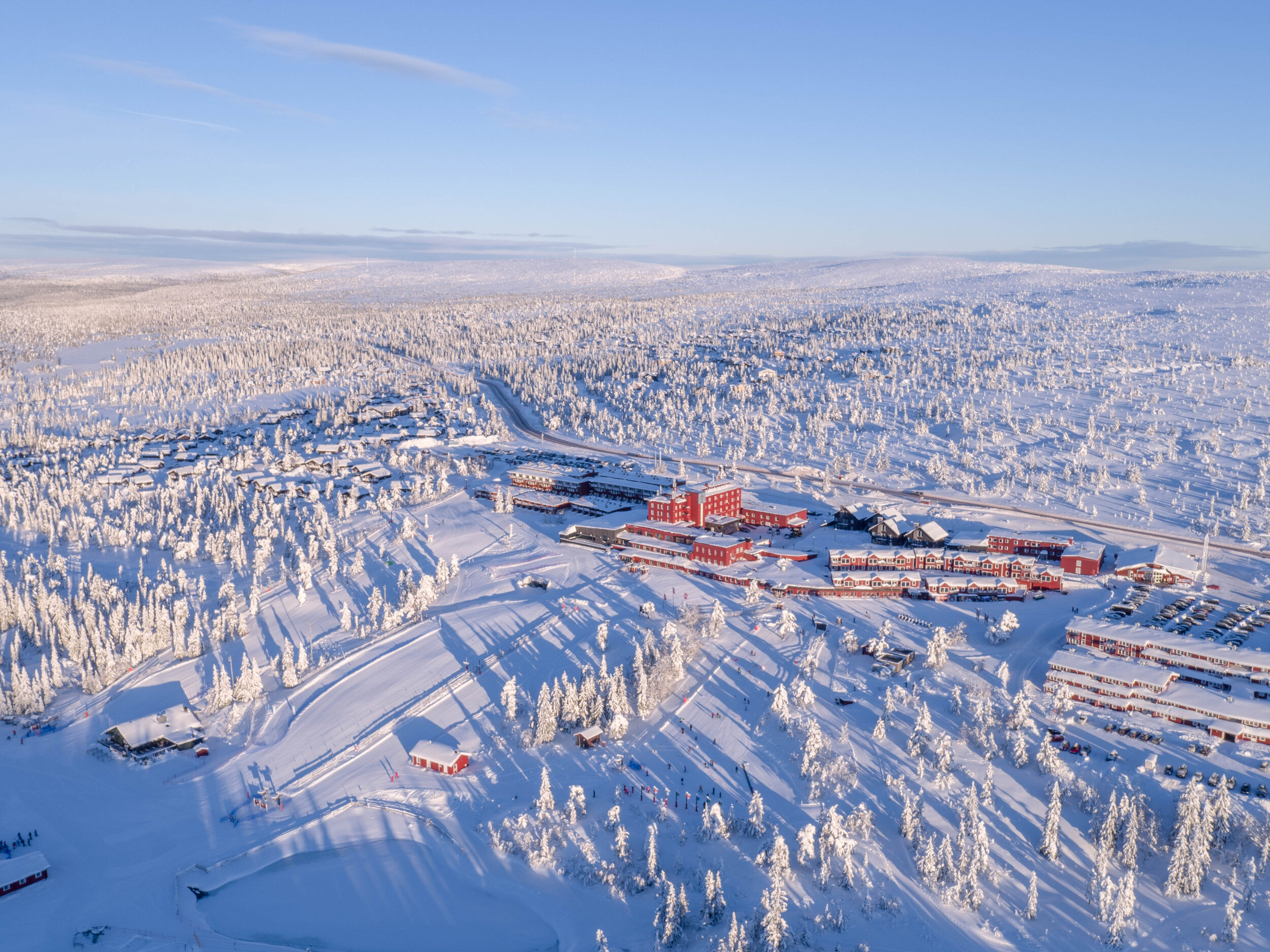 Vacker fjällnatur Högfjällen