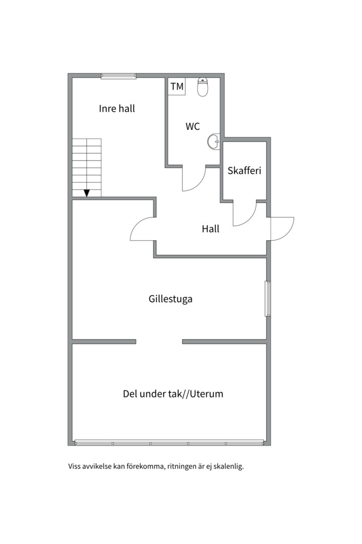 Planlösning från Gökvägen 13, Såld i Överby - Vindö, Värmdö