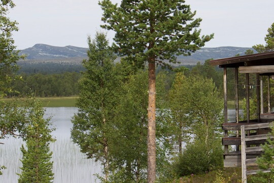 Alla fjällstugorna är ritade av kända arkitekten Ralph Erskine