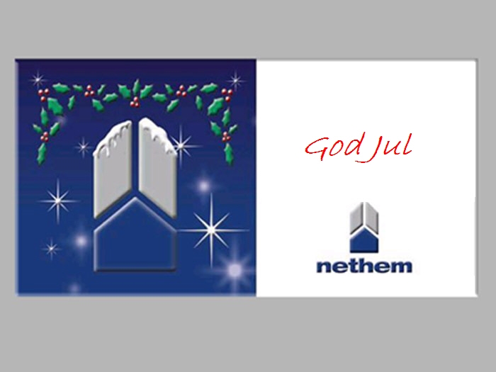 God Jul önskar vi på NETHEM. Vedka 52