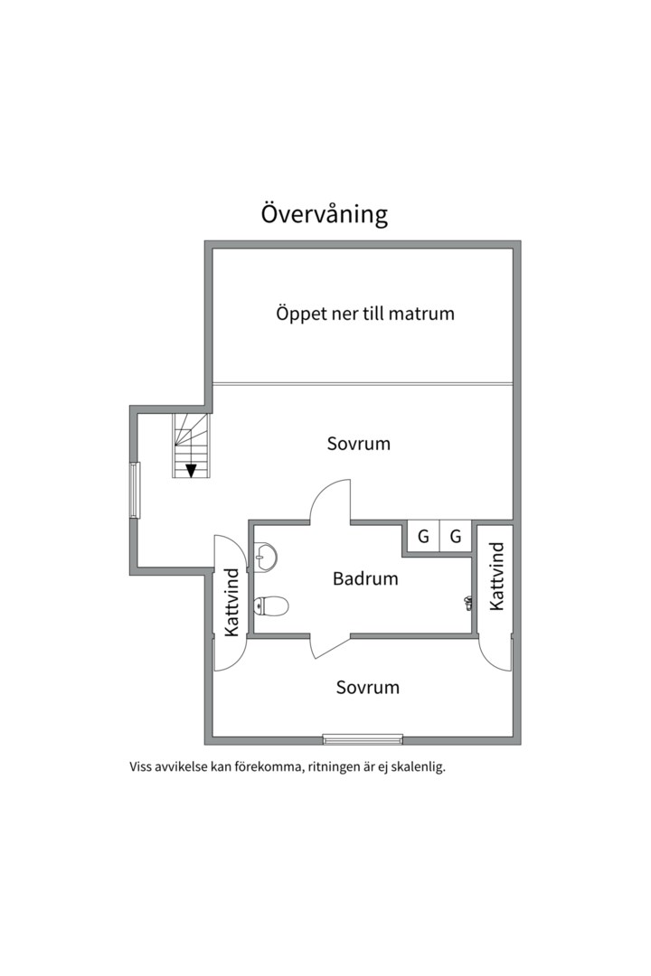 Planlösning från Faringe-Bärby 409, Såld i Almunge, Uppsala