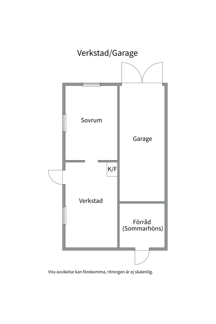 Planlösning från Faringe-Bärby 409, Såld i Almunge, Uppsala