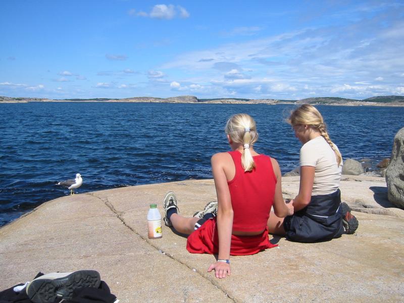 Bara njuta & utsikten över Atlanten