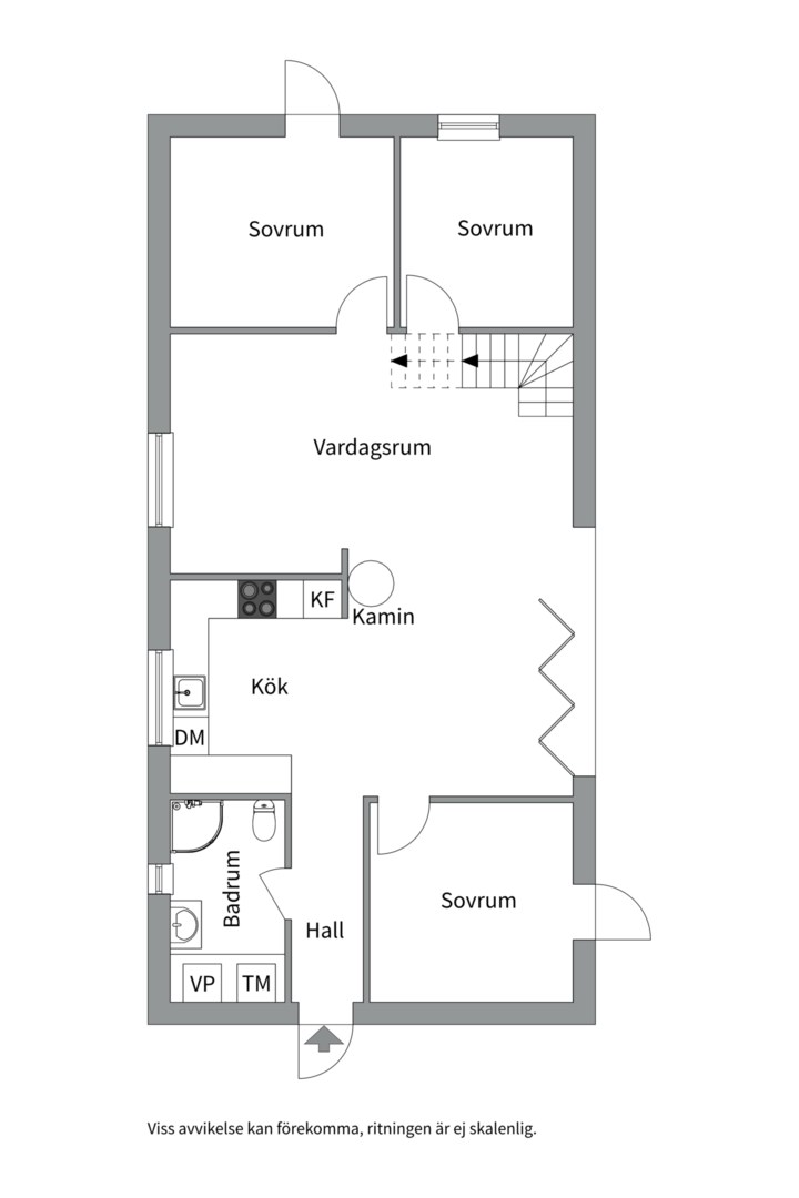Planlösning från Ornöviken 21, Såld i Björnäs/Ornöviken, Östhammar