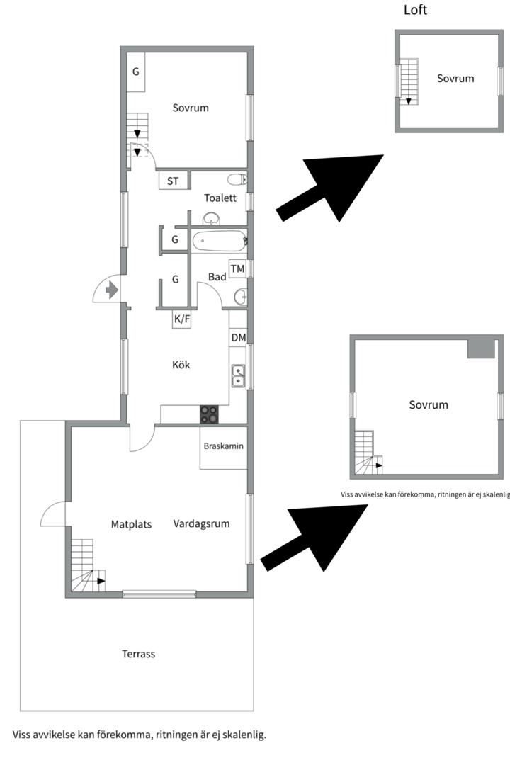 Planlösning från Marenvägen 20, Kommande i Älgö - Saltsjöbaden, Nacka