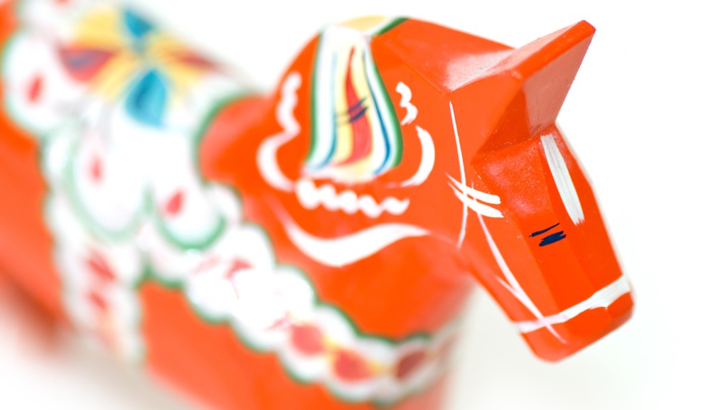 Dalahäst klassisk färg