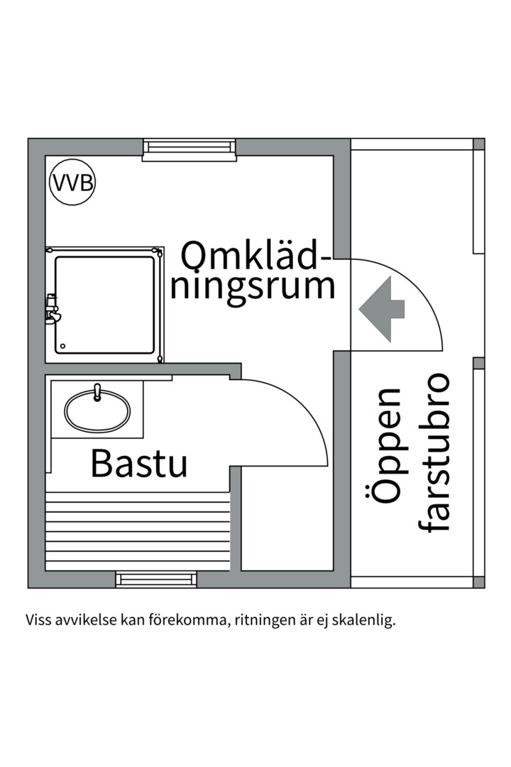 Planlösning från Långängsvägen 5, Såld i Borgarbo, Uppsala