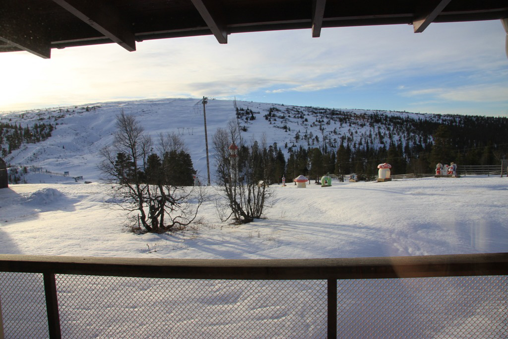 Utsikt mot backen