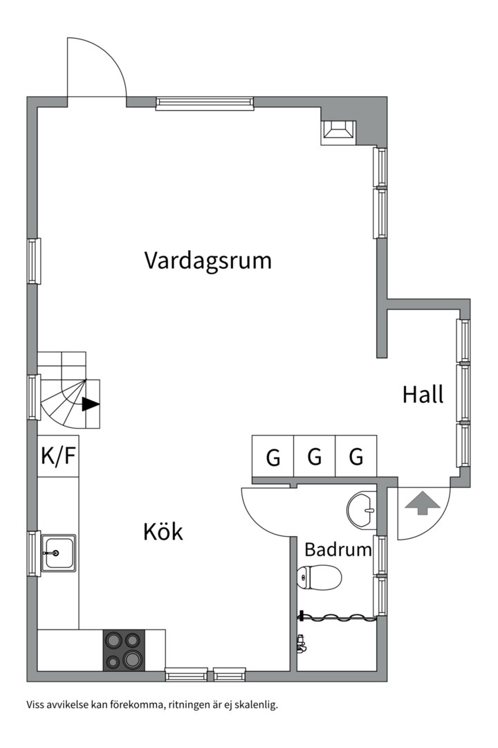 Planlösning från Hummelmoravägen 21, Kommande i Överby - Vindö, Värmdö