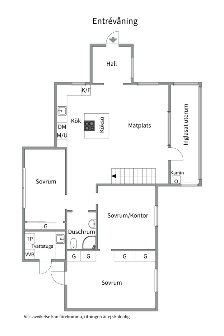 Planlösning från Ökenvägen 5, Såld i Ingarö - Fastland, Värmdö