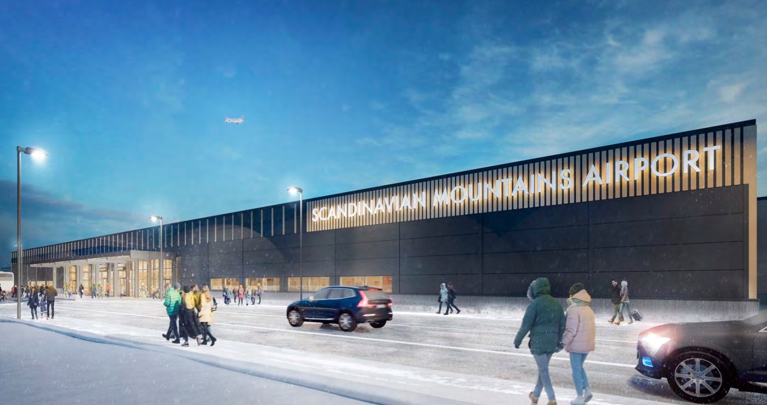 Nya flygplatsen i SÄLEN