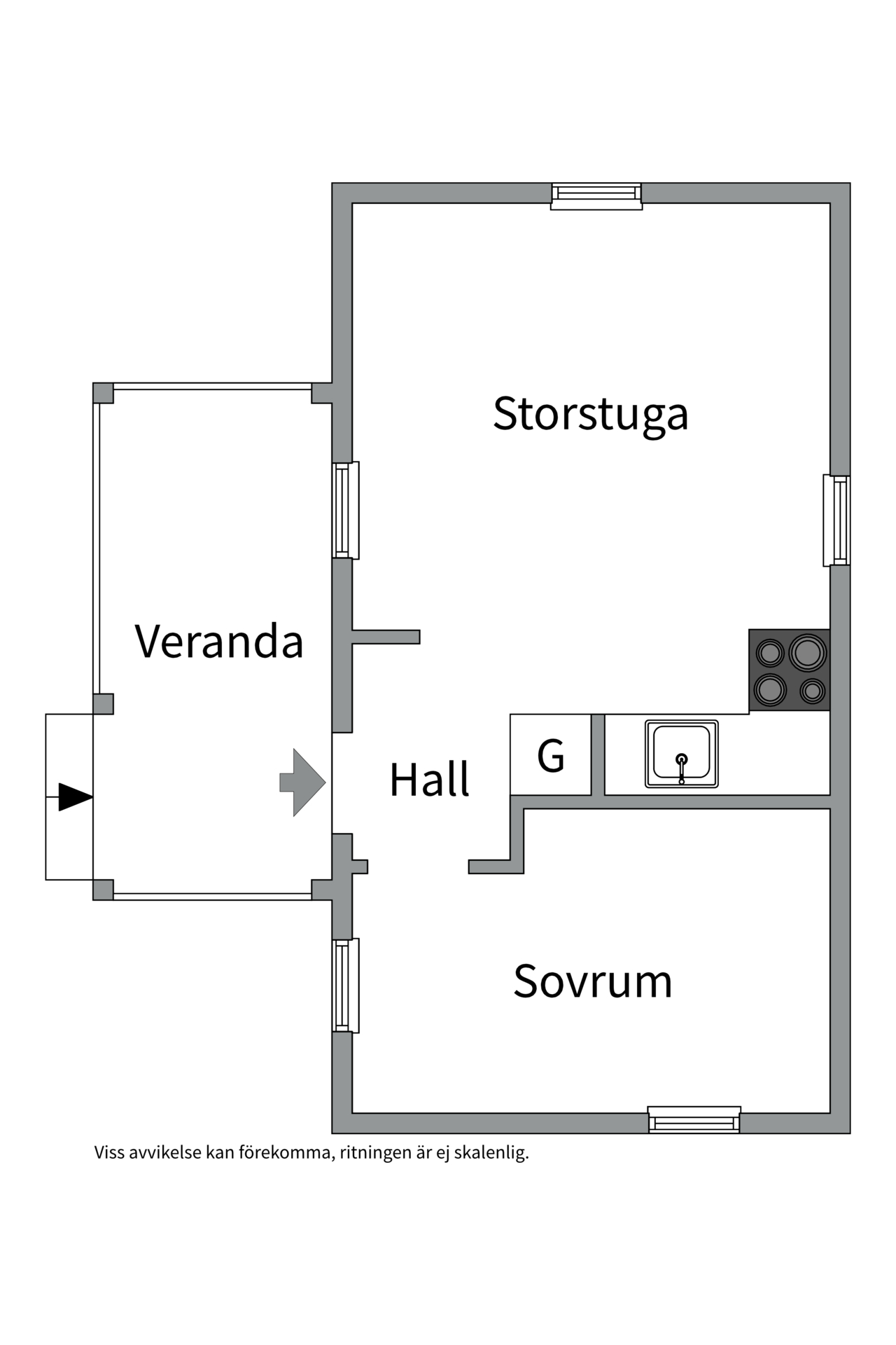 Bostadsbild från Åsenborgsvägen 8, Såld i Hälla Koloniområde, Västerås