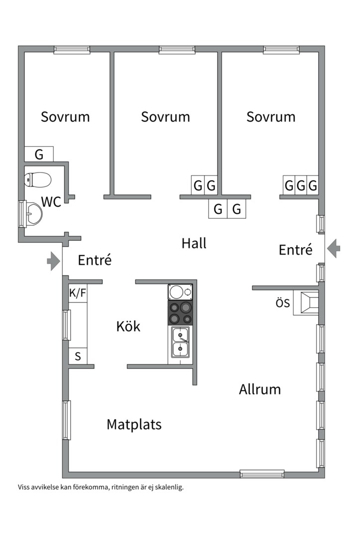 Planlösning från Vedhamnsvägen 13, Såld i Ingarö - Fastland, Värmdö
