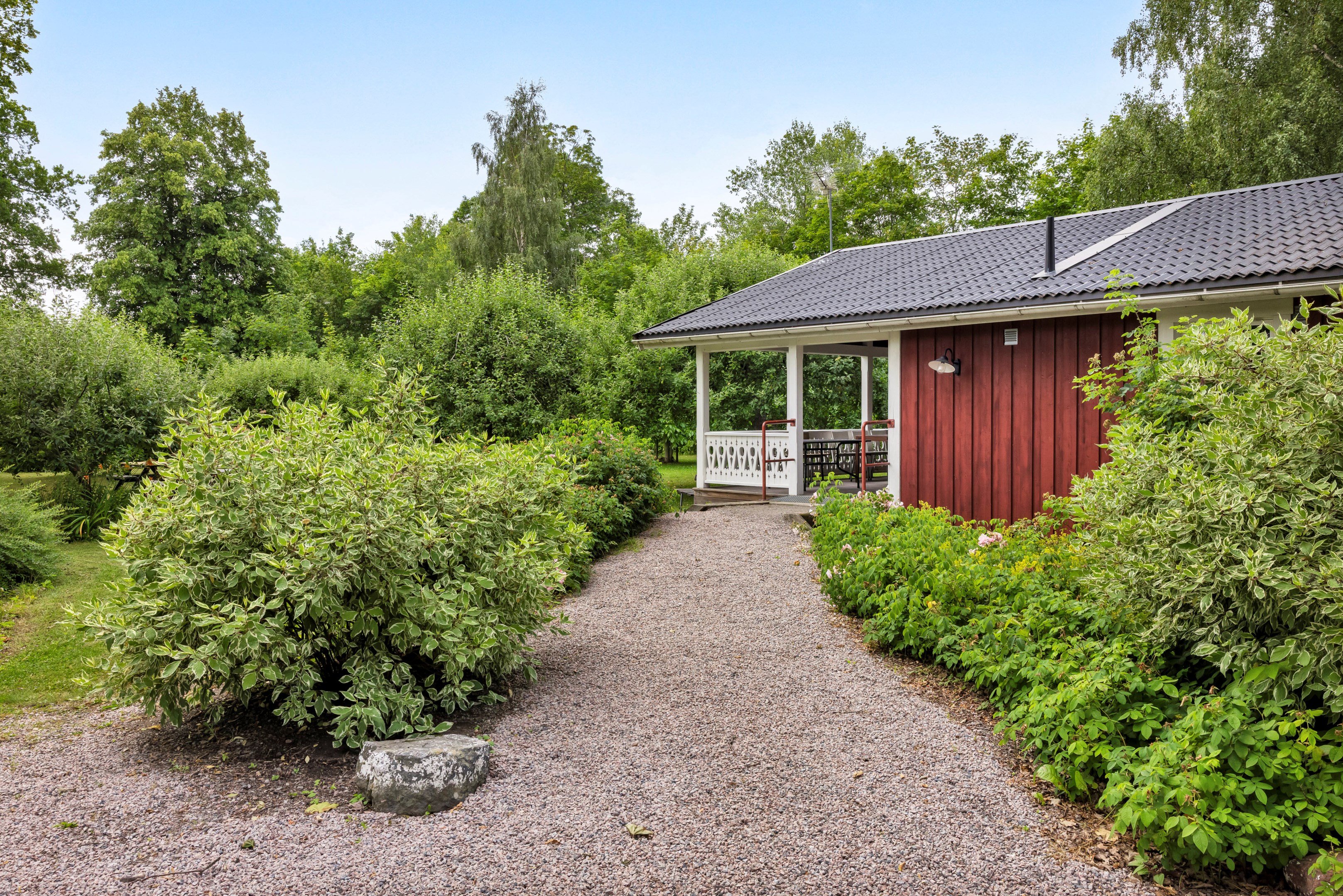 Bostadsbild från Husabyvägen 13 (Husbyborg koloniförening lott 13), Kommande i Husbyborg, Uppsala