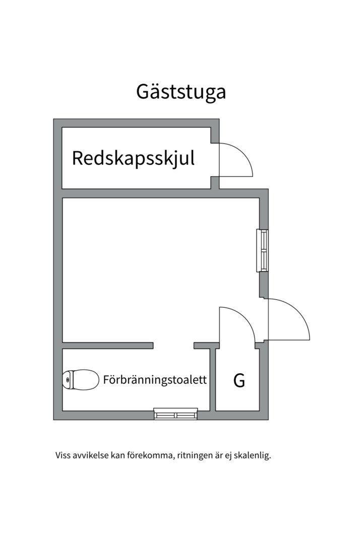 Planlösning från Husabyvägen 13 (Husbyborg koloniförening lott 13), Kommande i Husbyborg, Uppsala