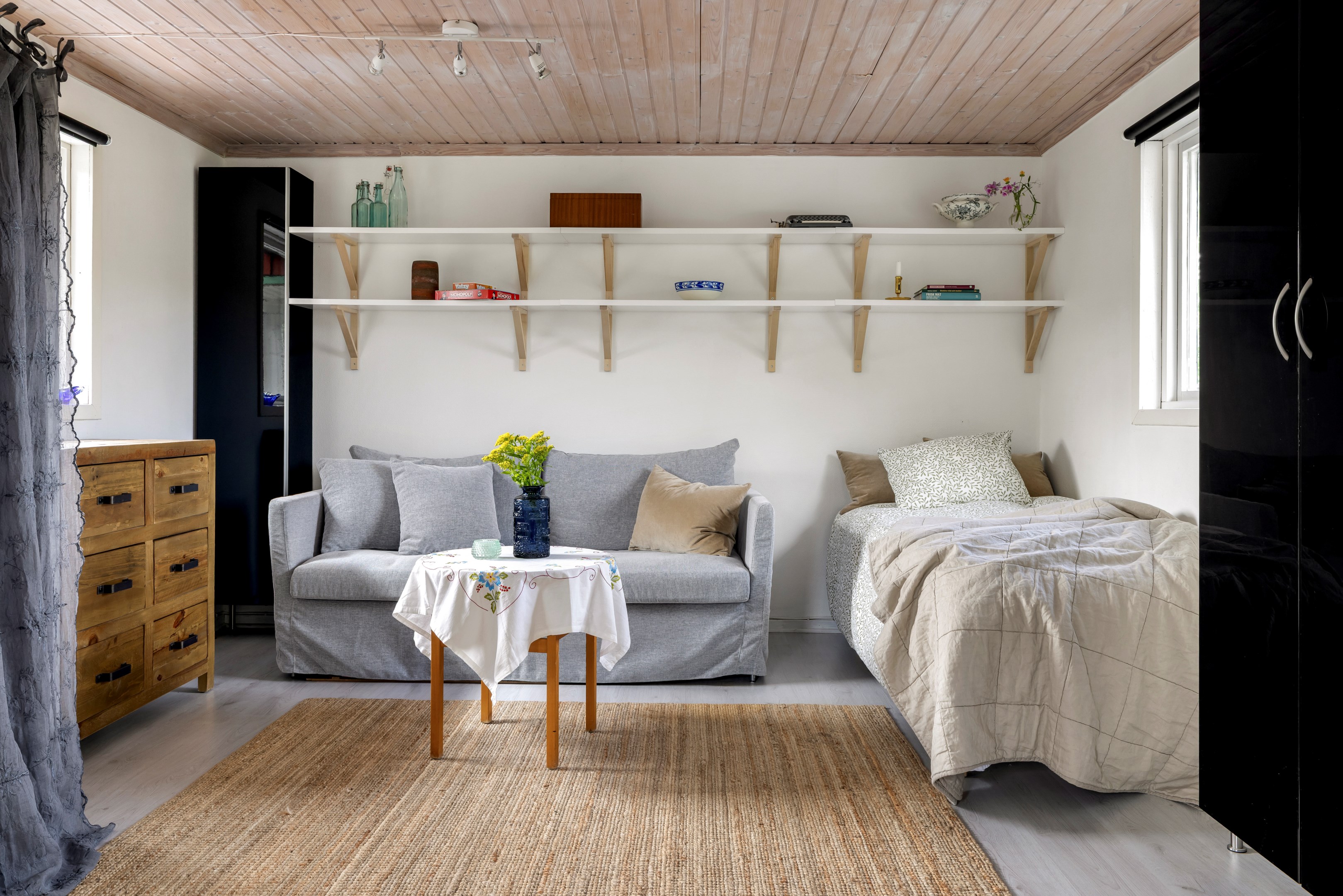 Bostadsbild från Husabyvägen 13 (Husbyborg koloniförening lott 13), Kommande i Husbyborg, Uppsala