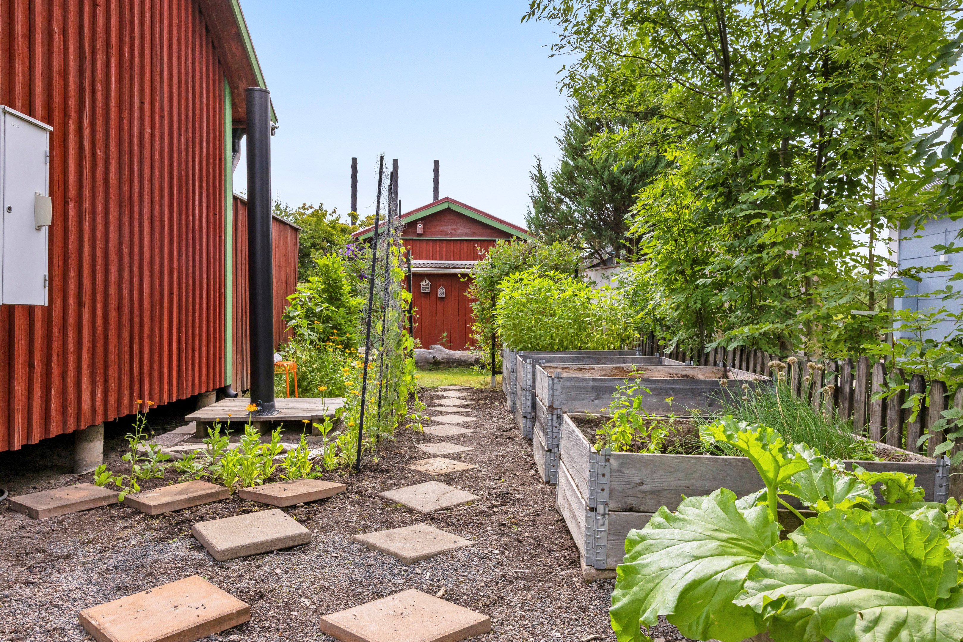 Bostadsbild från Husabyvägen 13 (Husbyborg koloniförening lott 13), Kommande i Husbyborg, Uppsala
