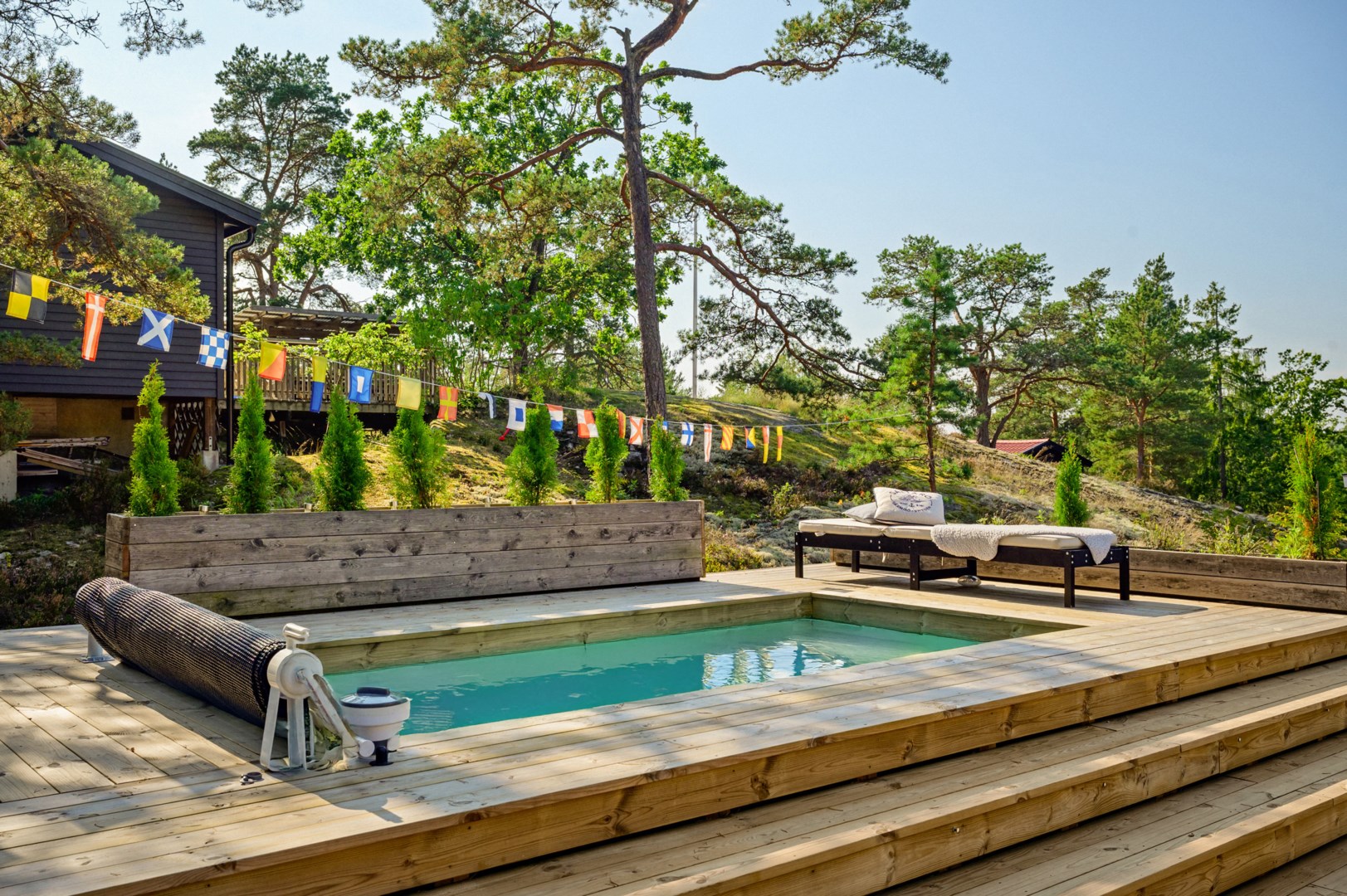 Bostadsbild från Orrspelsvägen 13, Kommande i Saltarö, Värmdö