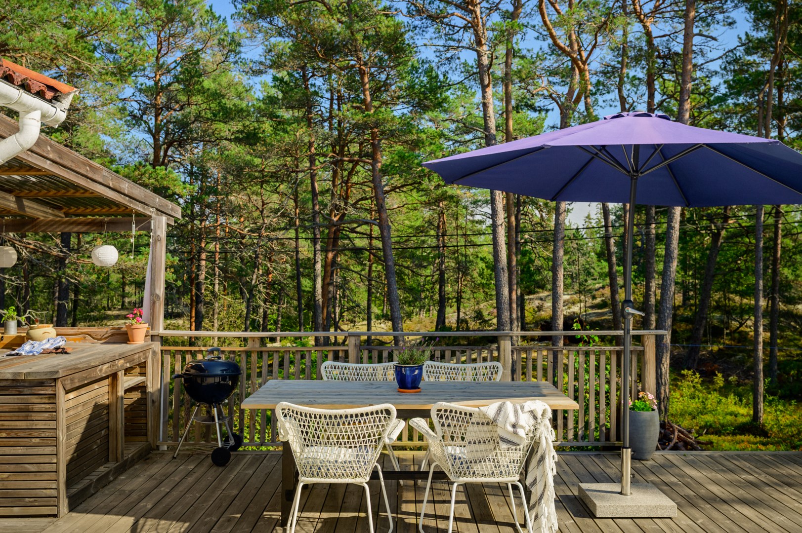 Bostadsbild från Orrspelsvägen 13, Kommande i Saltarö, Värmdö