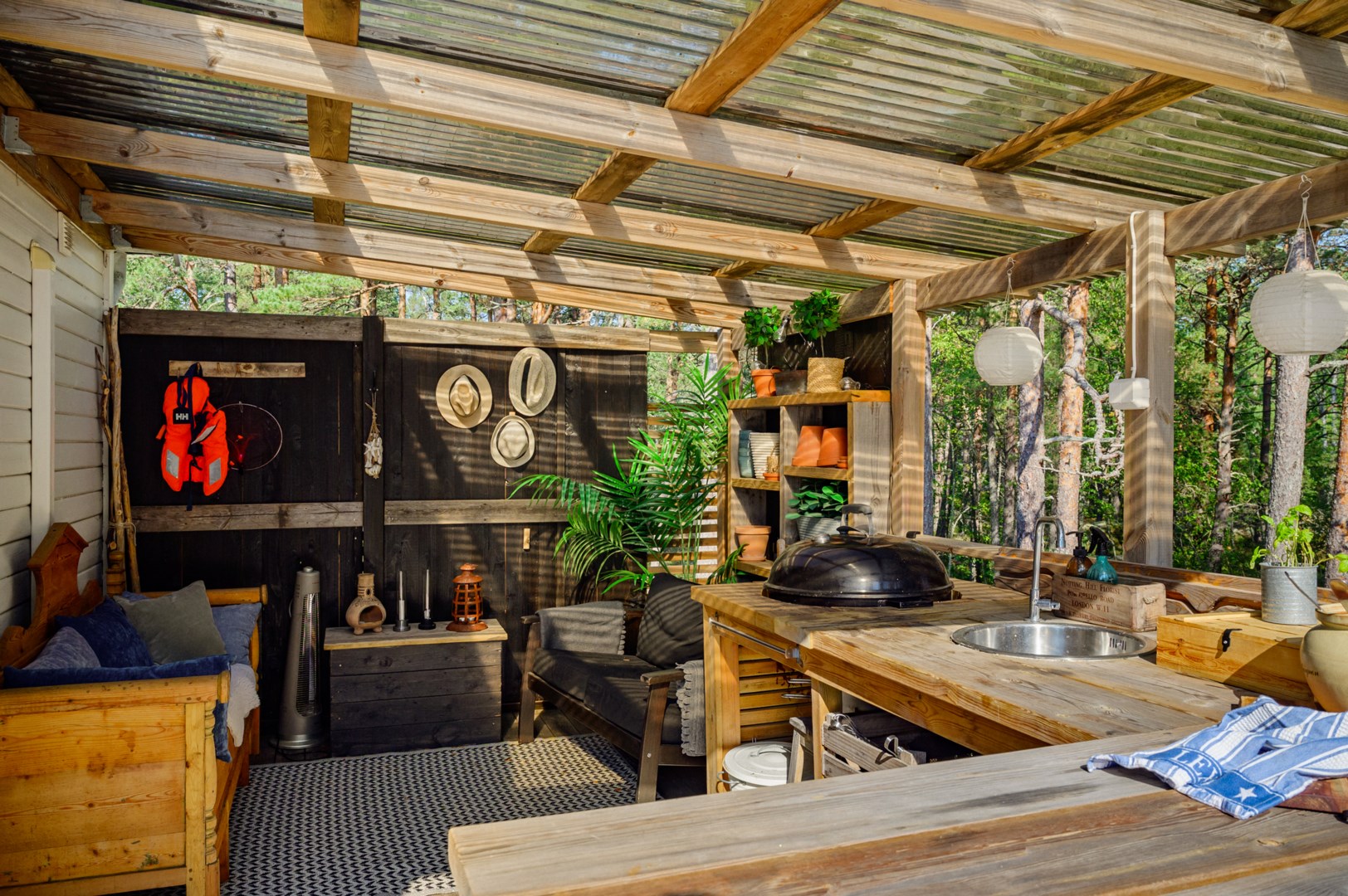 Bostadsbild från Orrspelsvägen 13, Kommande i Saltarö, Värmdö