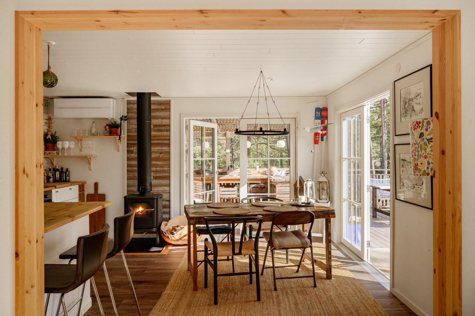 Bostadsbild från Orrspelsvägen 13, Kommande i Saltarö, Värmdö