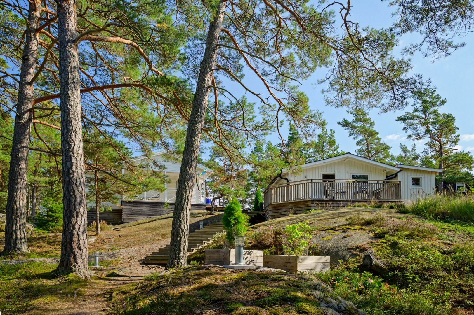 Bostadsbild från Orrspelsvägen 13, Kommande i Saltarö, Värmdö