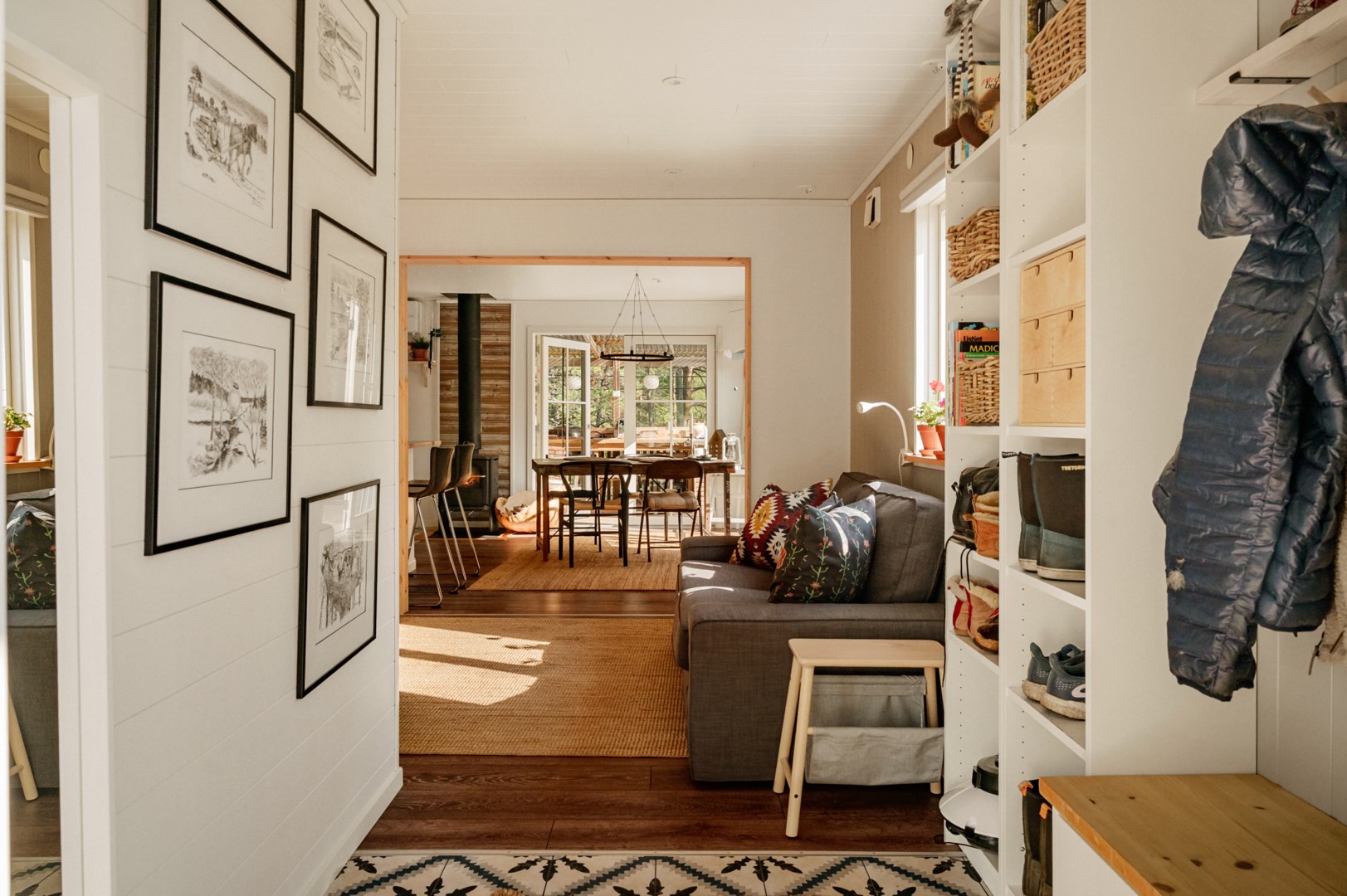 Bostadsbild från Orrspelsvägen 13, Kommande i Saltarö, Värmdö