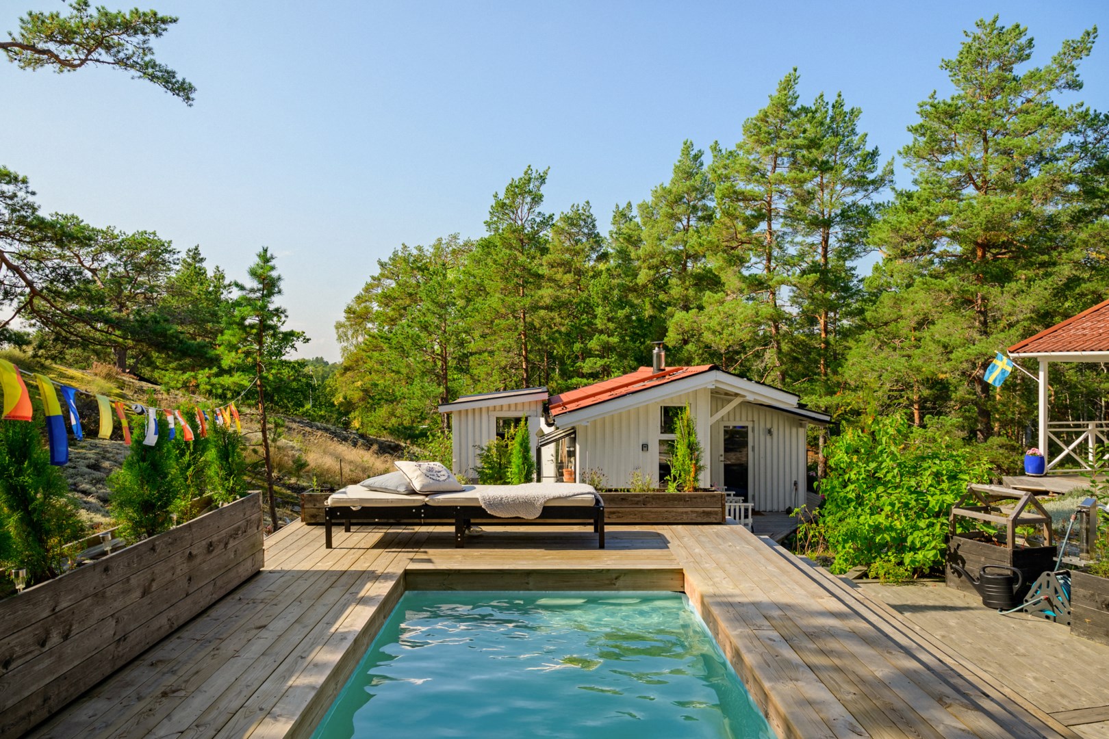 Bostadsbild från Orrspelsvägen 13, Kommande i Saltarö, Värmdö