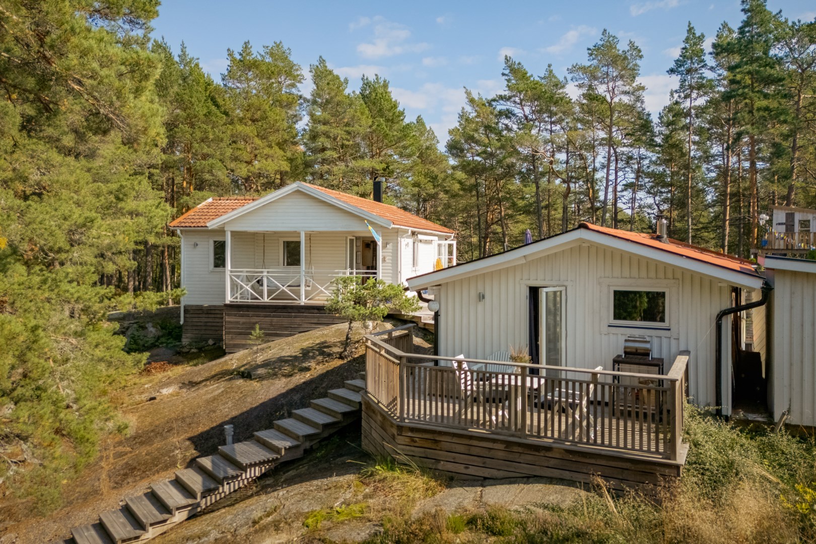 Bostadsbild från Orrspelsvägen 13, Kommande i Saltarö, Värmdö