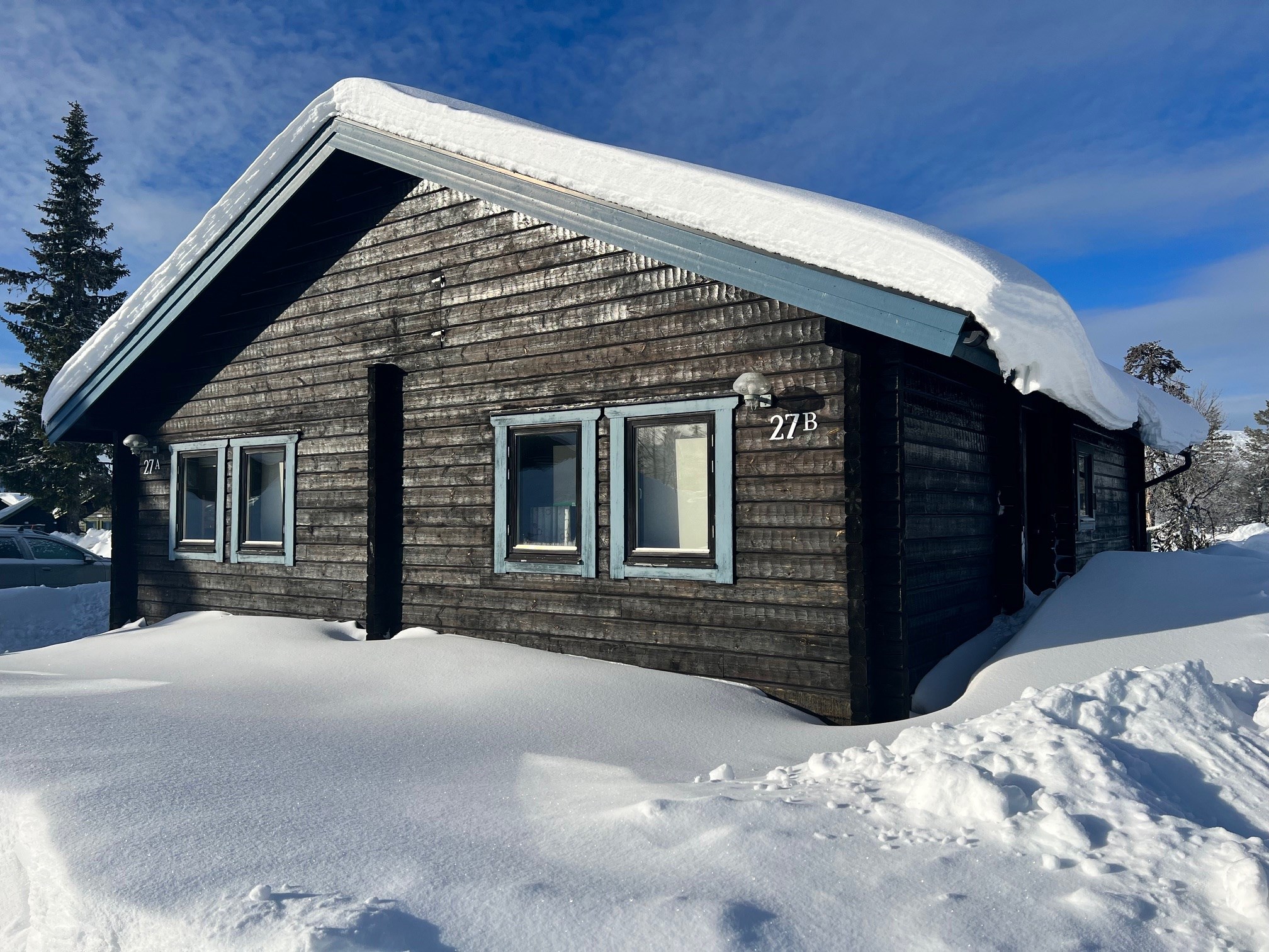 Högt upp på fjället ligger Hemfjällsbyn