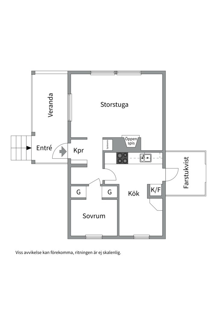 Planlösning från Överbyvägen 99, Till salu i Överby - Vindö, Värmdö