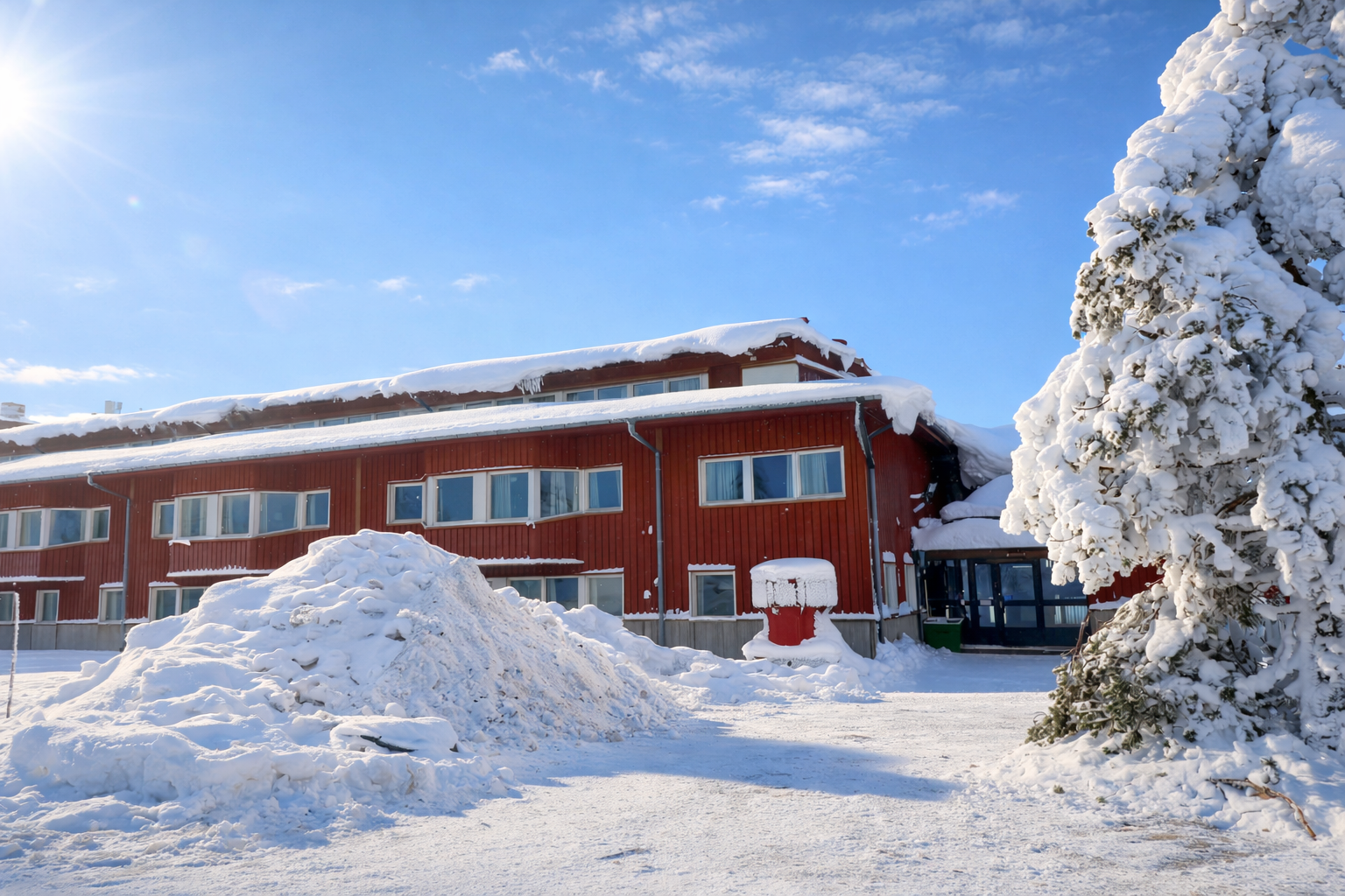 Brf Högfjället från Köarskärsfjället