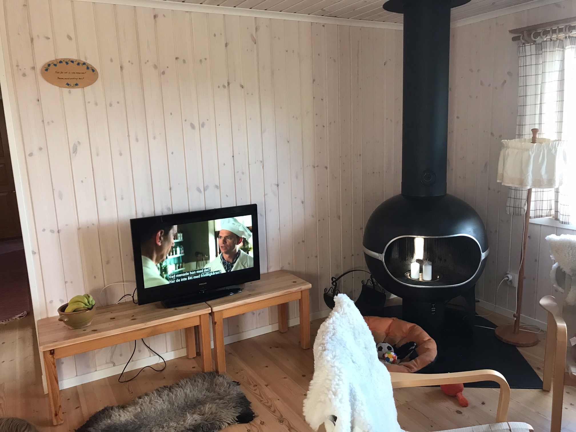 Varva ner, storstuga med eldstad