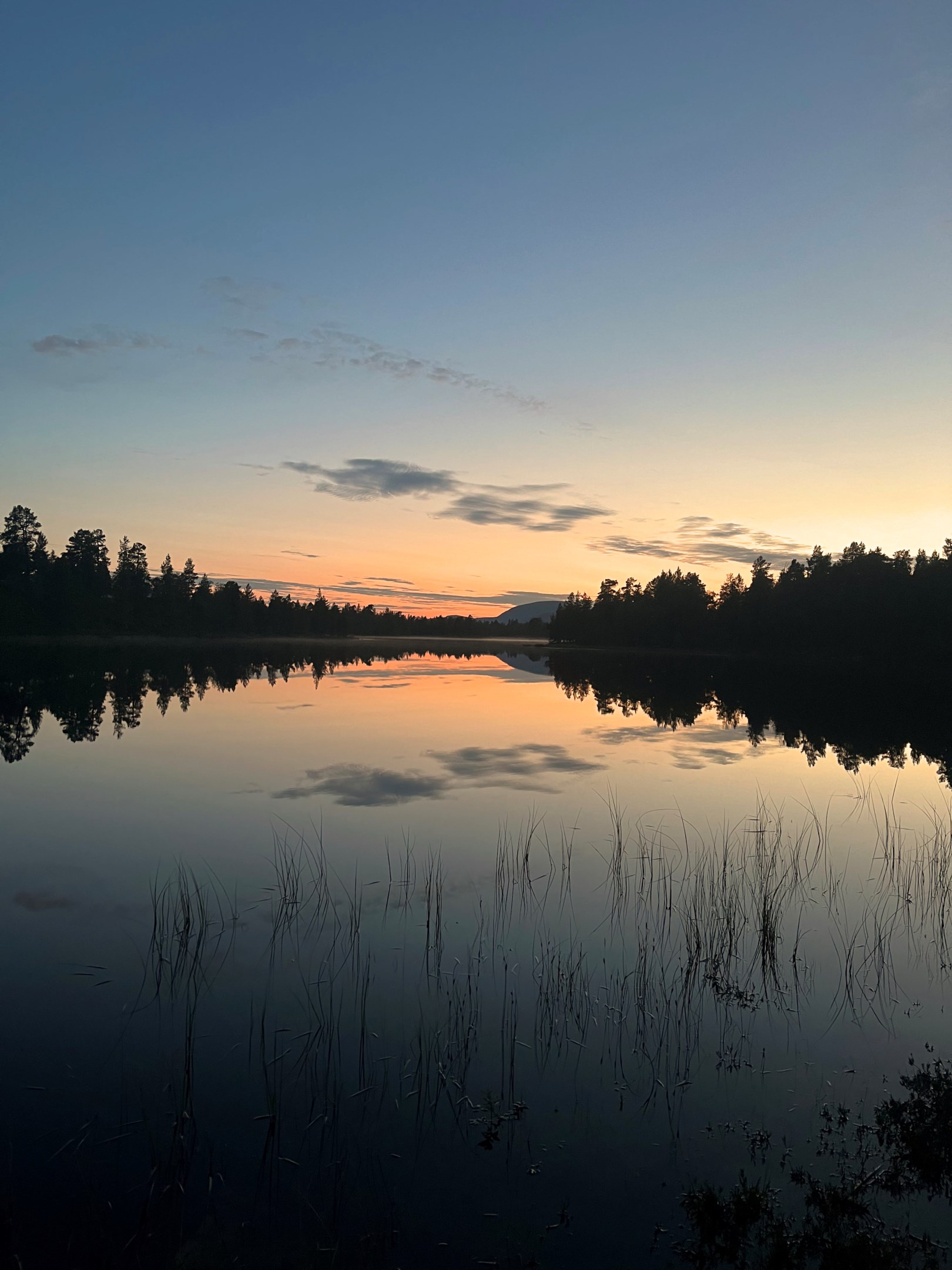  Solnedgång Fjällvattnet
